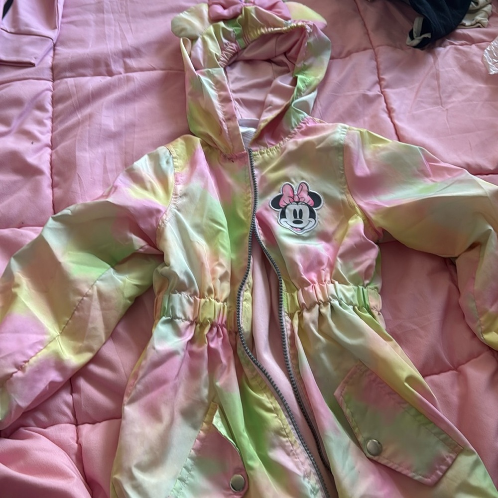 Girls Minnie rain jacket